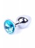 Plug-Jewellery Silver PLUG- Light Blue